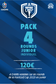 6 - PACK 4 ROUNDS INDIVIDUEL JUNIOR