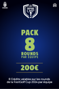 4- PACK 8 ROUNDS EQUIPE