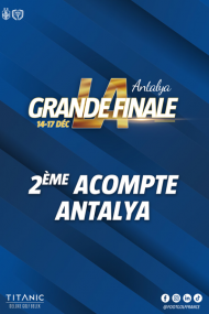 2Ã¨me acompte Finale : Antalya - Mercredi_Lundi